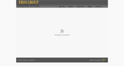 Desktop Screenshot of eros.co.in